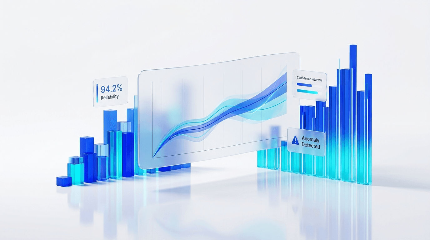 Monitoring & Analytics 3D render illustration